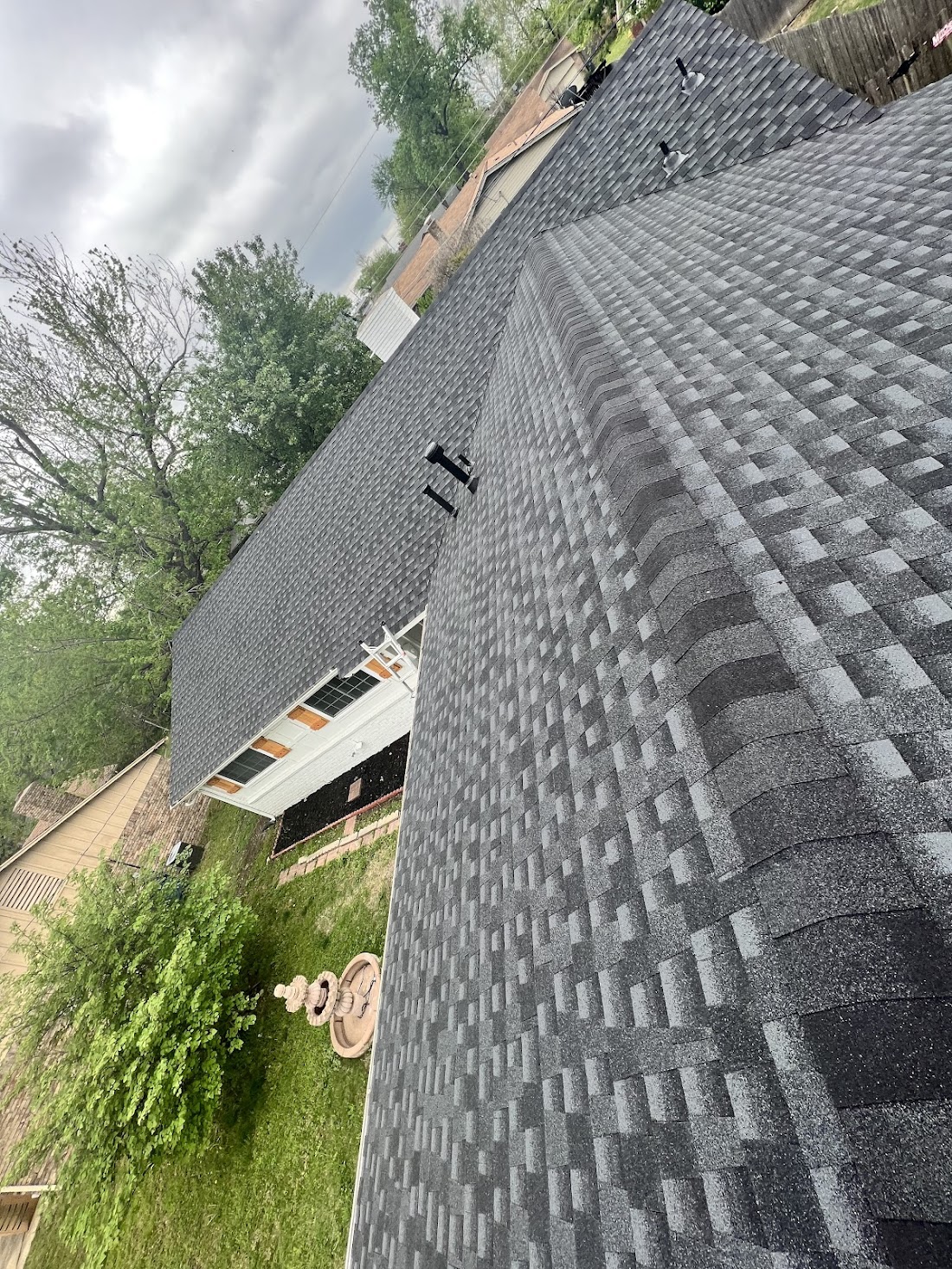 One Way Roofing crew on a job