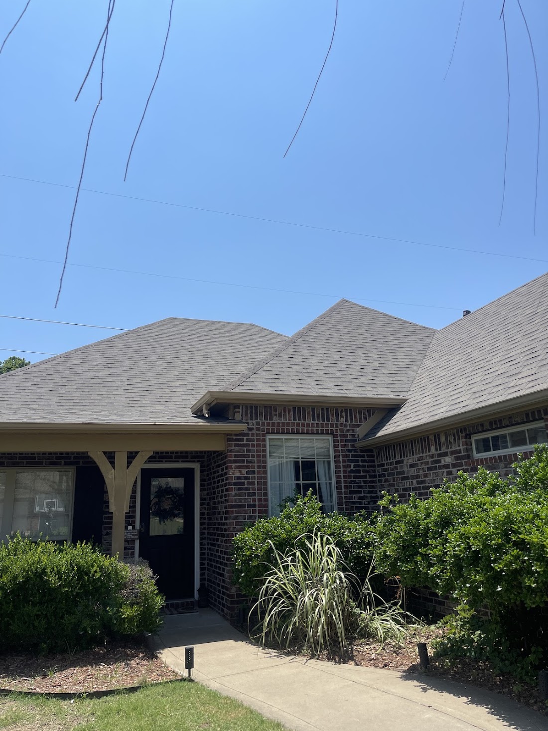 Roofing project in progress